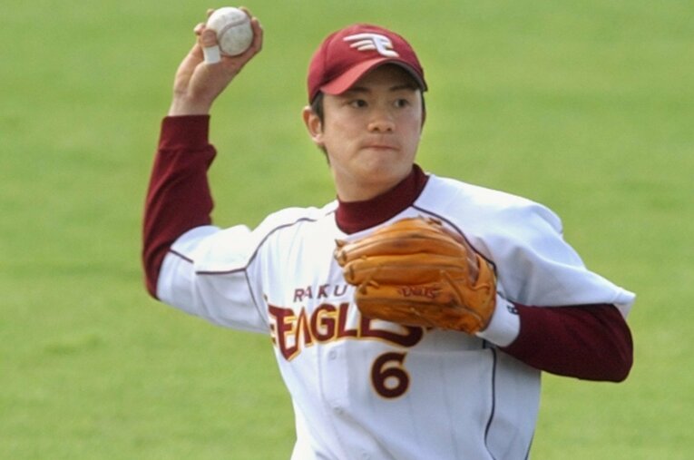 2004年のドラフト4位で明治大から楽天に入団した西谷尚徳さん。現在は立正大で准教授を務めるが、プロでの「挫折」は想像以上に早かったという ／ photograph by JIJI PRESS