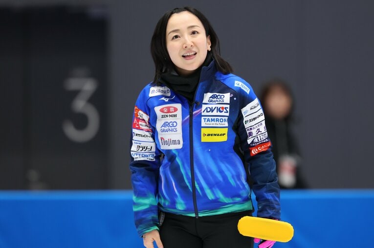 日本選手権では準決勝敗退となったものの、ロコ・ソラーレは代表決定戦への進出を決めた ／ photograph by AFLO