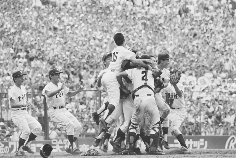 1991年の夏の甲子園では初出場初優勝。大阪桐蔭の名が一躍、全国区に　©JIJI PRESS