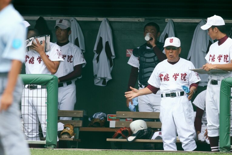 10位タイの取手二（1984年）や、常総学院を率いた木内監督　©BUNGEISHUNJU