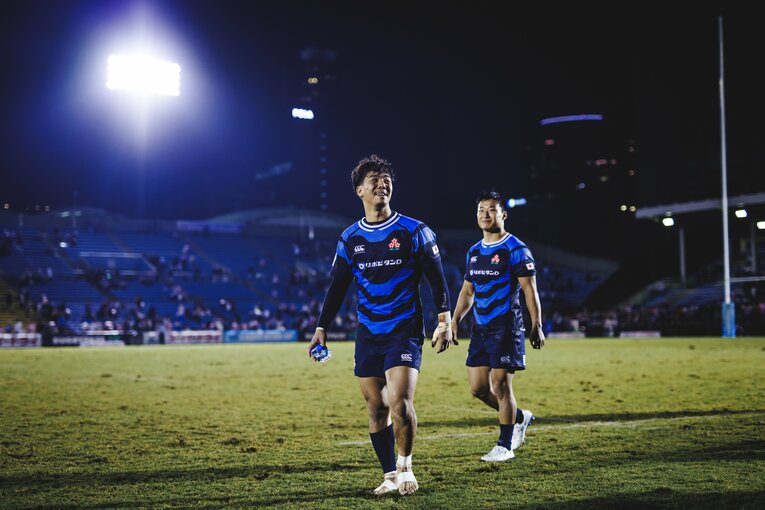 難敵フィジーを相手に劇的な逆転勝利を収めたフィジー戦　©Kiichi Matsumoto