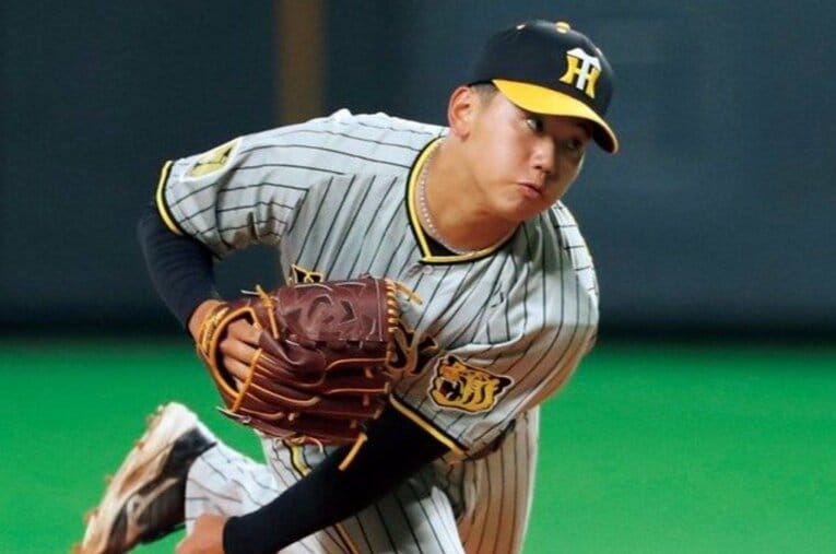 阪神入団2年目・岡田監督も期待を寄せる門別啓人（19歳） ／ photograph by SANKEI SHIMBUN