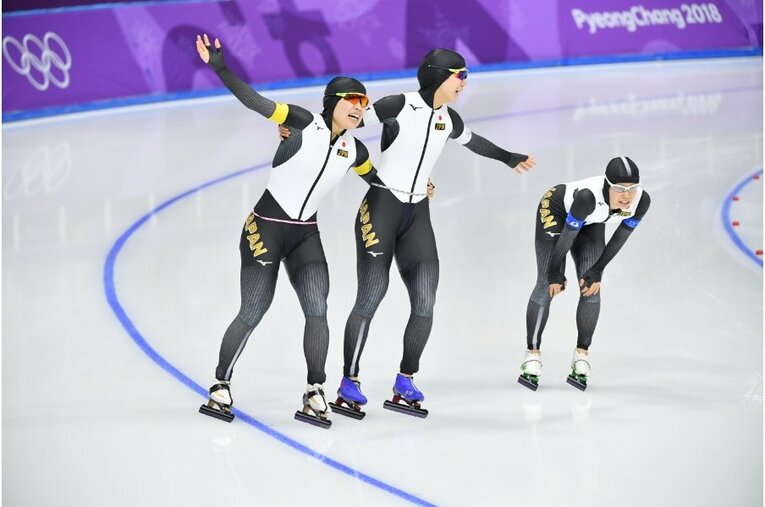 平昌五輪の女子パシュート©Kaoru Watanabe/JMPA