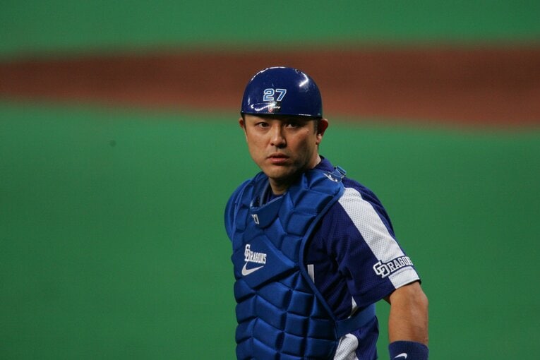 過酷なポジションを全うし、長く現役生活を送った谷繁　©︎Hideki Sugiyama