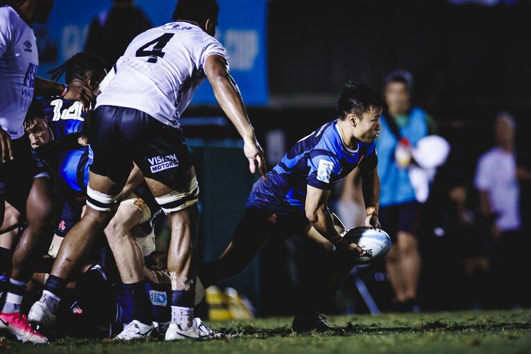 難敵フィジーを相手に劇的な逆転勝利を収めたフィジー戦　©Kiichi Matsumoto