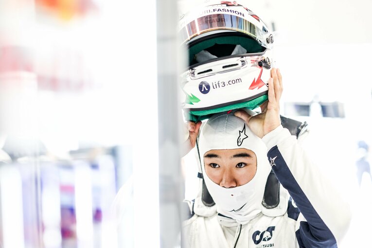 14位でフィニッシュしたイタリアGPでの角田裕毅の走り　©Getty Images / Red Bull Content Pool