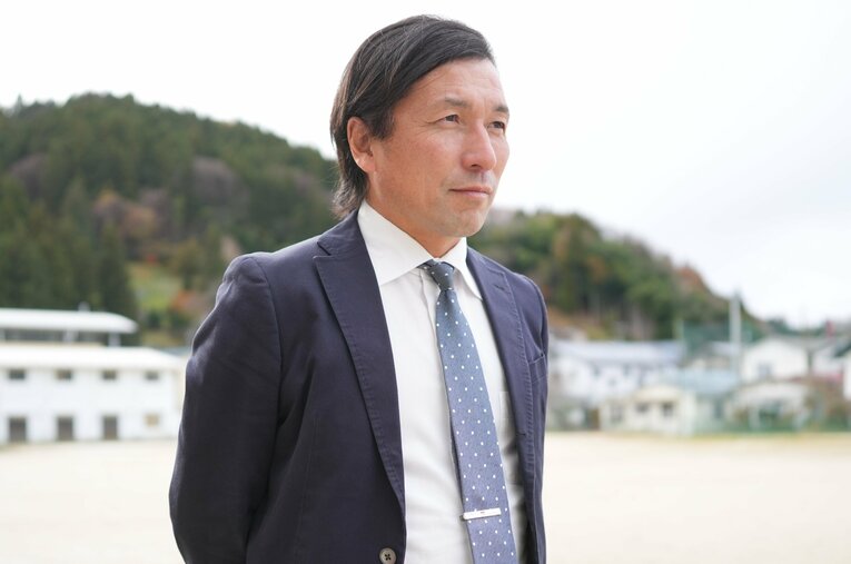 学法石川独自のトレーニング法には松田の現役時代の経験が反映されているという　©Satoshi Wada