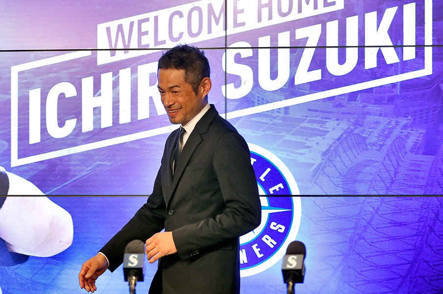 イチローとマリナーズの再挑戦。古巣でのリスタートを期待する。<Number Web> photograph by AFLO