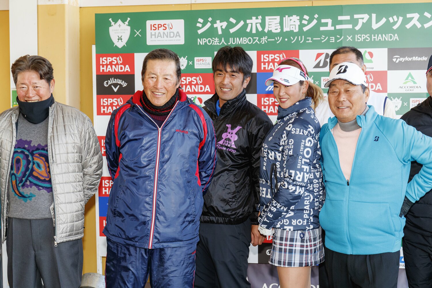 姉弟関係の原英莉花も参加したジュニアレッスン会(2020年)©︎Kiichi Matsumoto