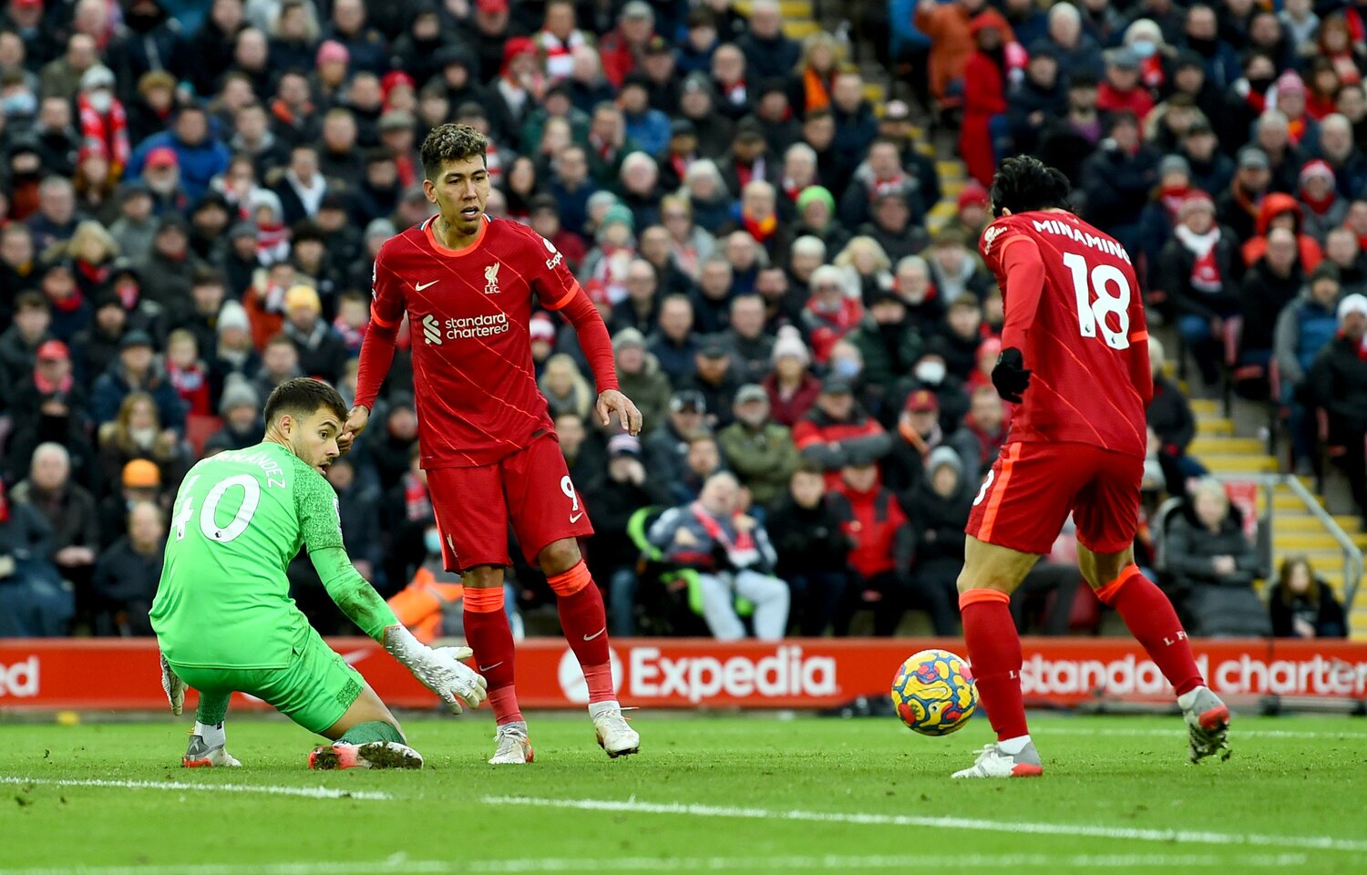 南野のゴール　©Getty Images