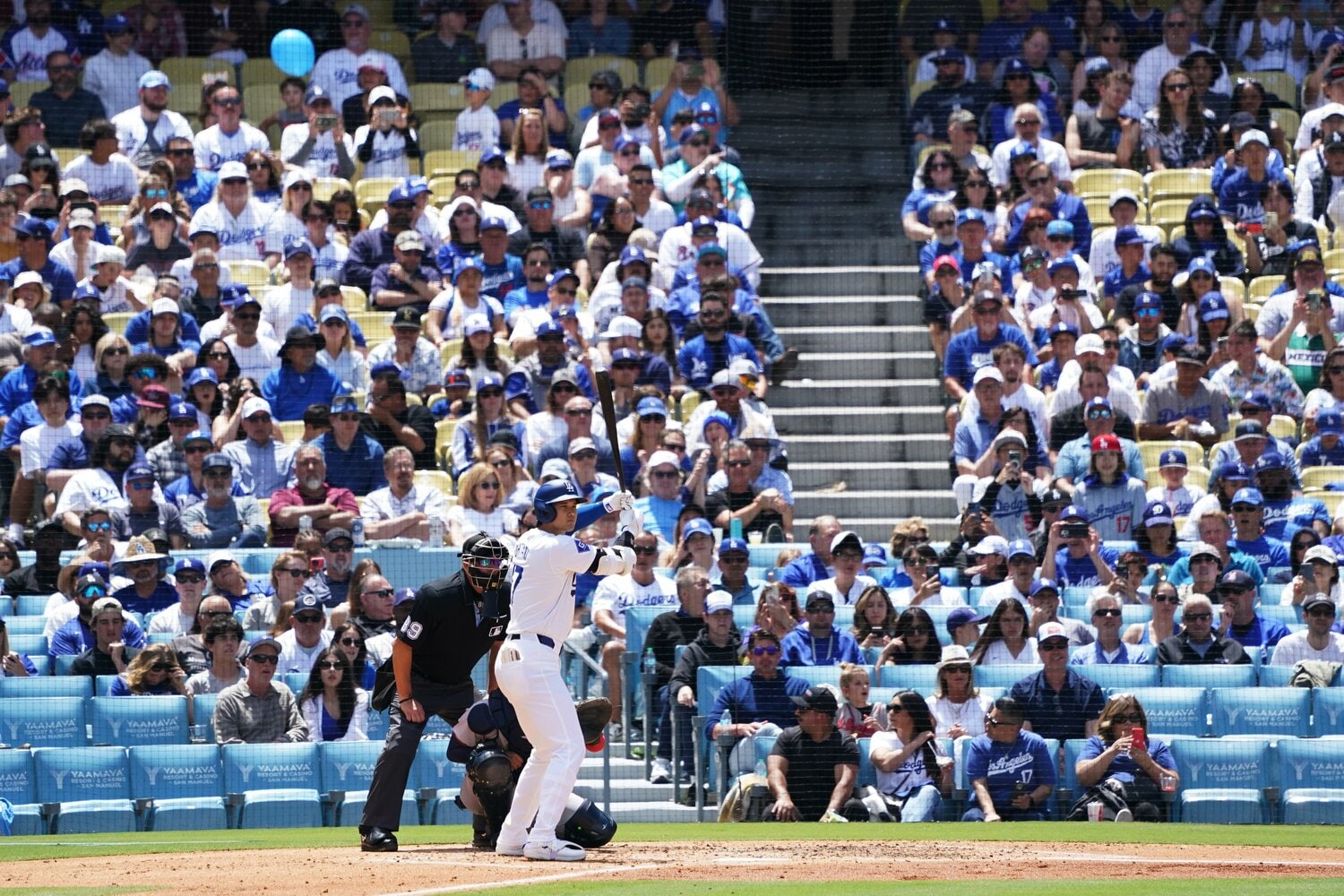 打率.352、11本塁打、27打点の好成績（5月12日現在）をおさめている大谷。今季はどんな成績を残すか楽しみなところ　©︎Shizuka Minami