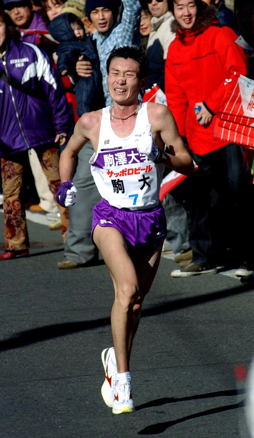 駒大で活躍した揖斐。当時、箱根の優勝候補の一角だった駒大からはライバル視もあった　©JIJI PRESS