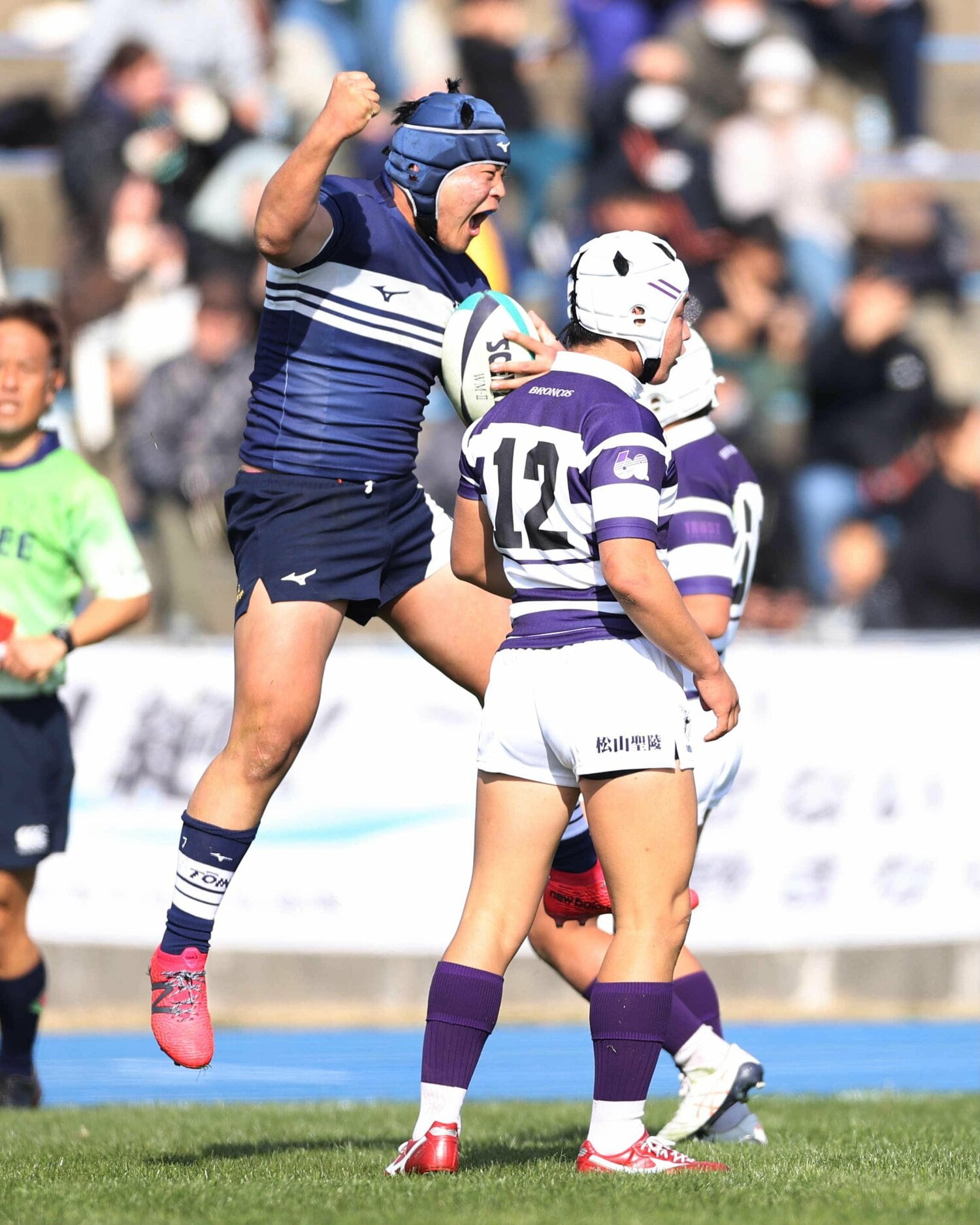 桐蔭学園の主将を務めた申　©JIJI PRESS