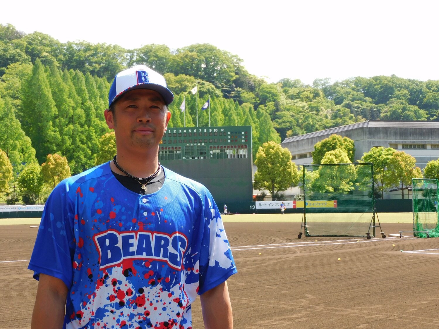 埼玉武蔵では主に２番打者をつとめる　©Haruka Sato