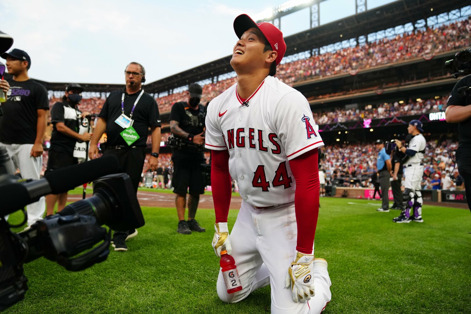 2021年、ホームランダービーにも出場した大谷。この時の会場はデンバーだった ©Getty Images