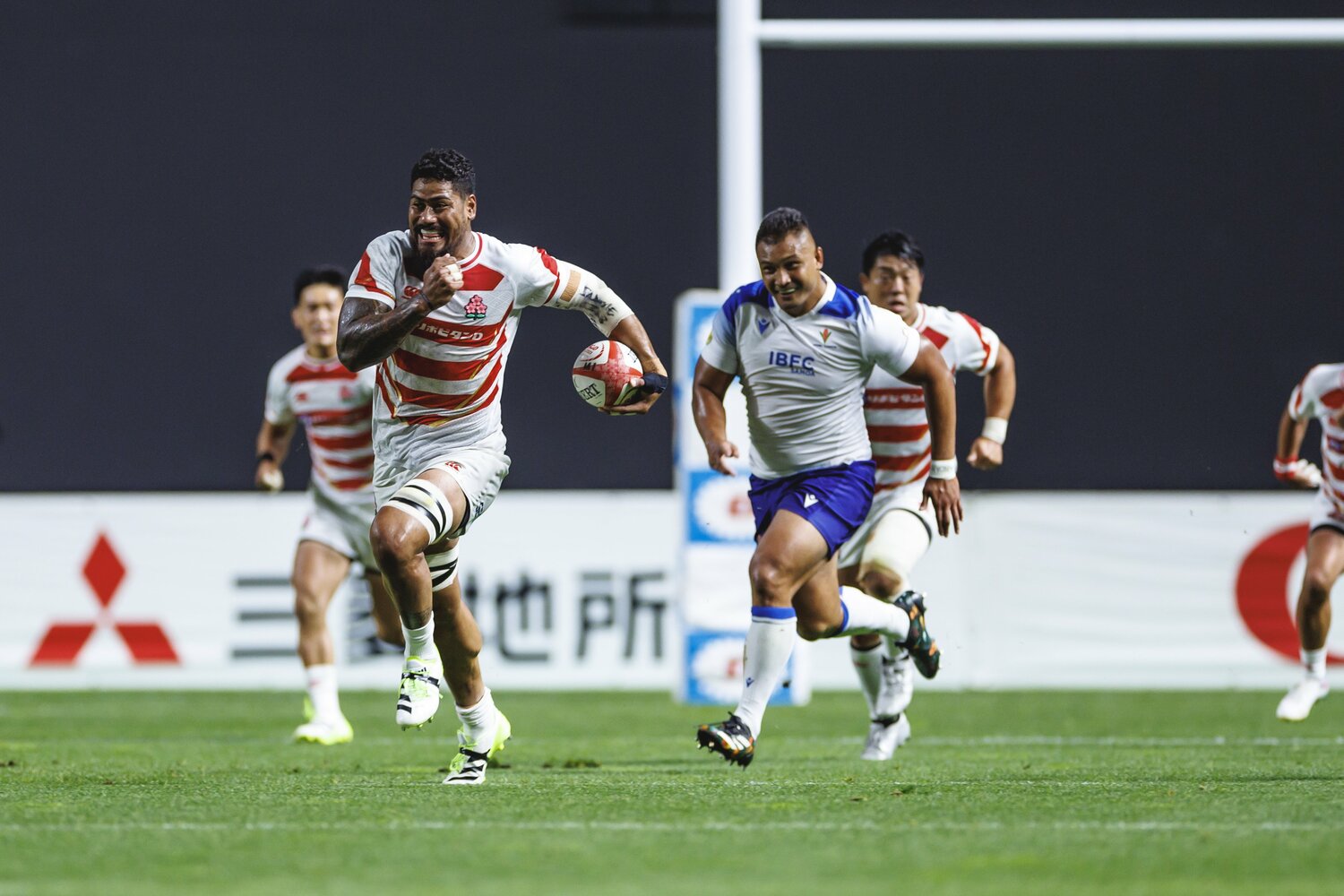 リーグワンでの活躍が認められて選出されたアマト・ファカタヴァ。W杯メンバー入りへアピールが続く　©︎Kiichi Matsumoto　