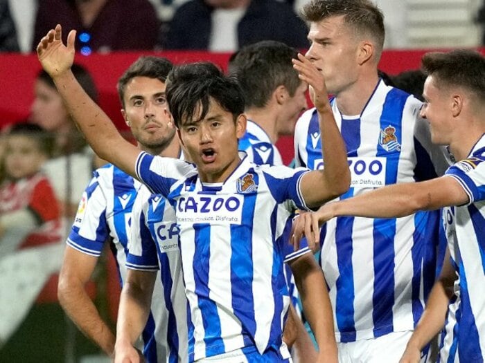 「クボは悪夢のような存在だ」ソシエダのレジェンドが語る久保建英の”存在しないスペース”を見つける能力「ダビド・シルバに似ている」＜Number Web＞ photograph by Getty Images