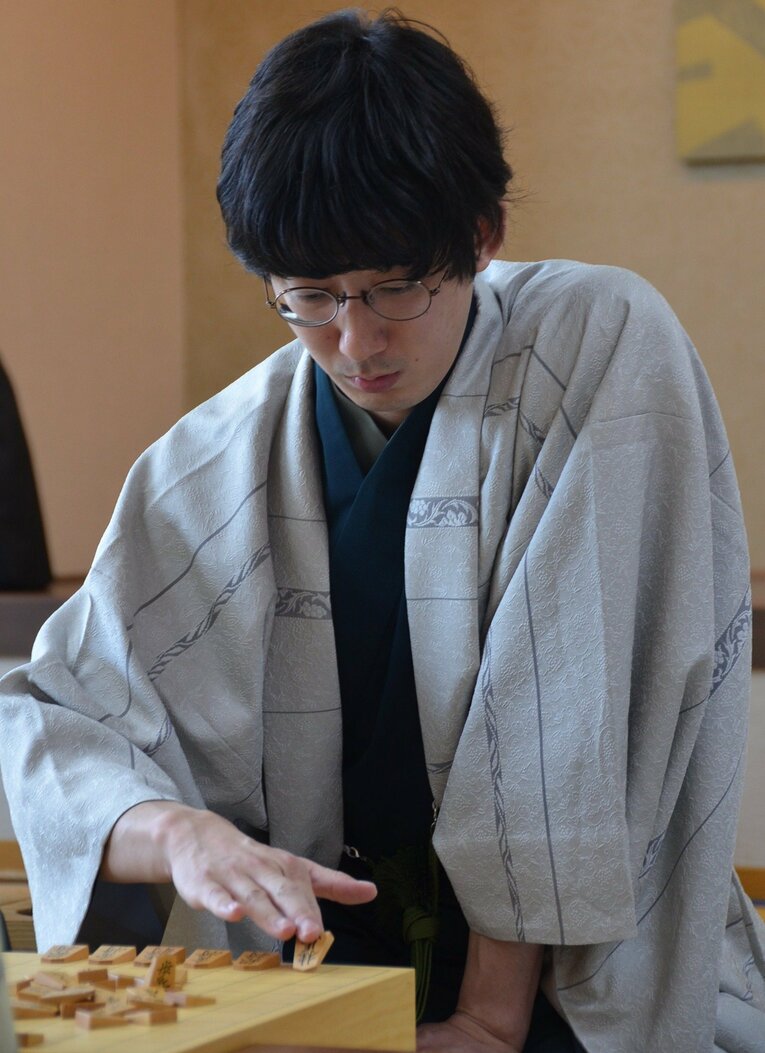 棋聖戦第3局の杉本　©日本将棋連盟