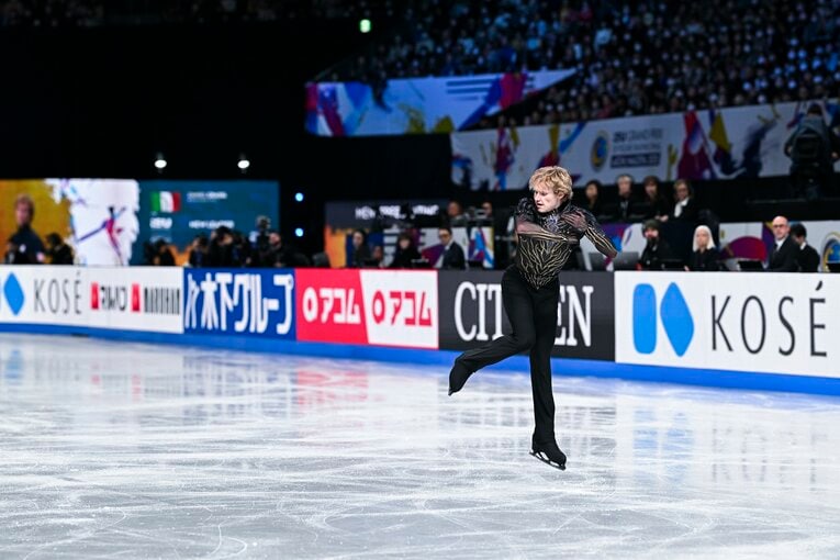 GPファイナルで圧巻の優勝を果たしたイリア・マリニン　©Asami Enomoto