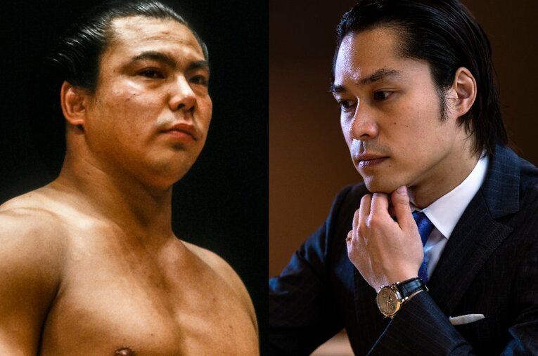 千代の富士の息子として生まれた秋元剛。大横綱の父が最後に見せた優しさとは―― ／ photograph by L）Getty Images、R）Takuya Sugiyama