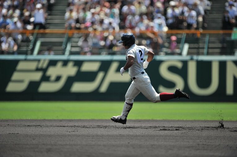 大阪桐蔭高校時代（2012年／当時高2）©︎Hideki Sugiyama