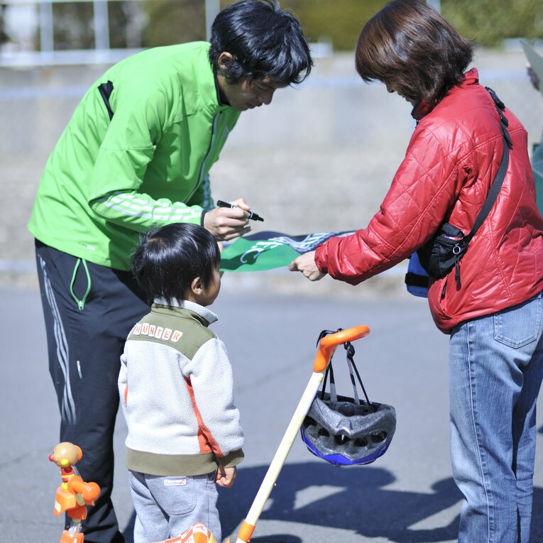 松本山雅時代の松田直樹（2011年撮影）　©Takuya Sugiyama