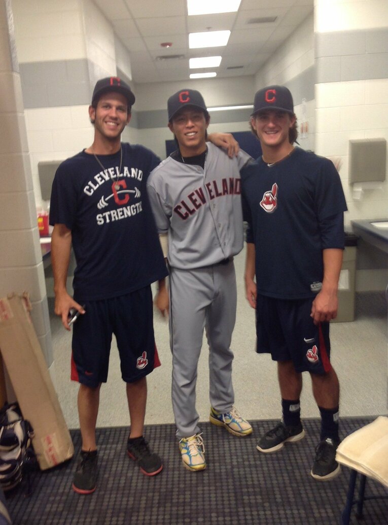 クリーブランド・インディアンス時代の小林公太　©本人提供