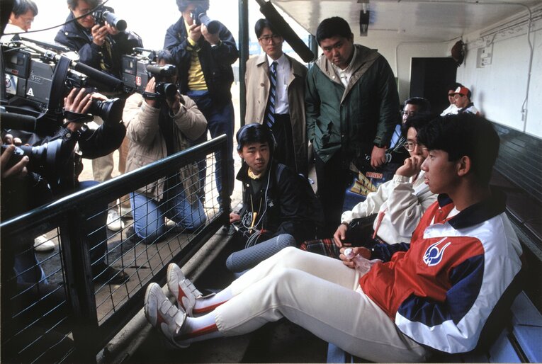 近鉄時代の野茂英雄　©︎BUNGEI SHUNJU