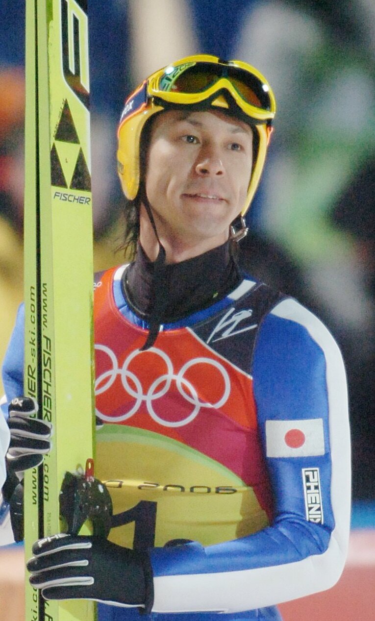 2006年トリノ五輪では、日本チームはスーツ規定違反をぎりぎりで回避（写真は葛西紀明）　©JIJI PRESS