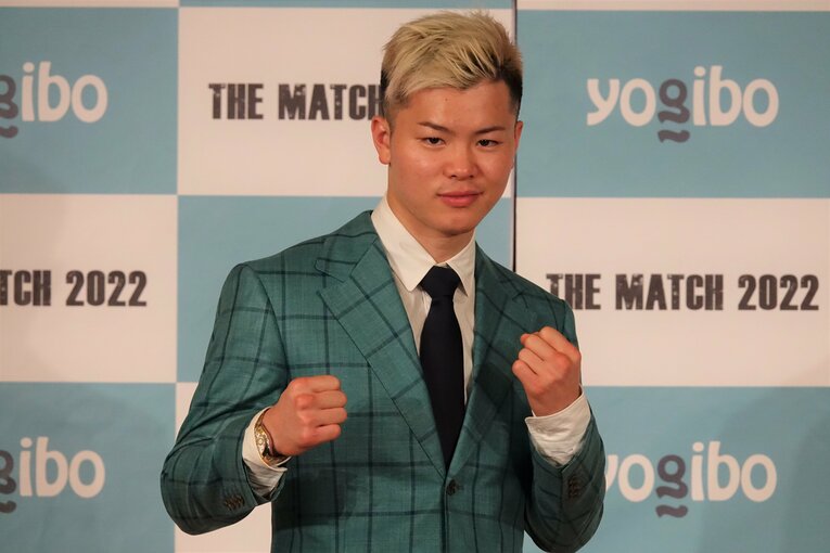 『THE MATCH 2022』試合後の那須川天心　©Koji Fuse