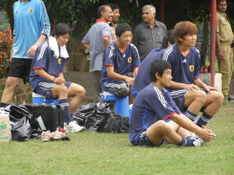 梅崎司、河原和寿、柏木陽介、香川真司（2006年AFC U-19選手権）©︎Takahito Ando