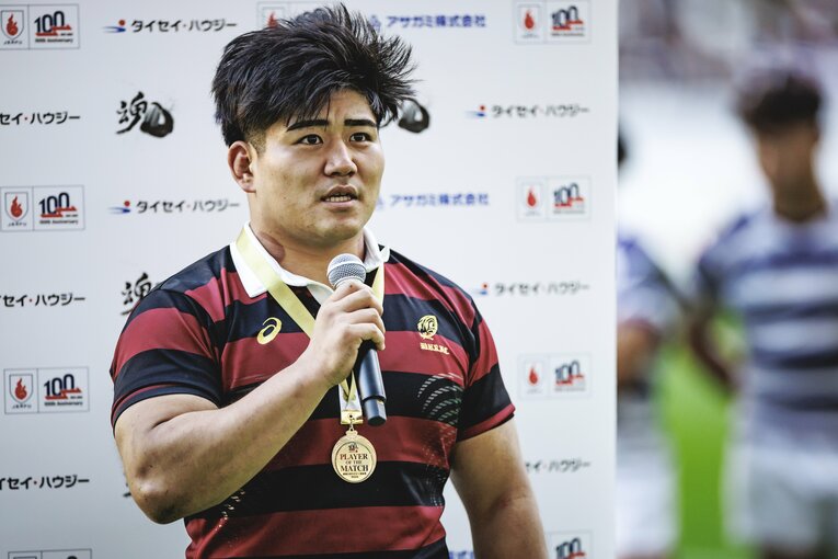 HO佐藤健次（早大4年）©︎Kiichi Matsumoto