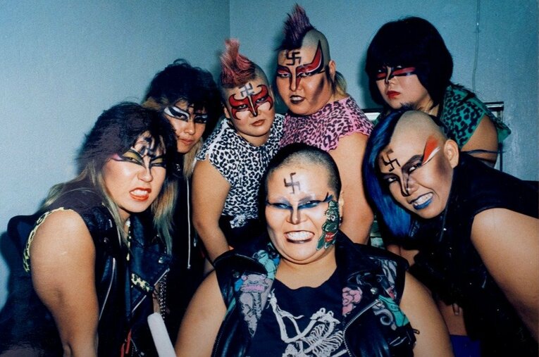 一昨年の影かほるの誕生日にダンプ松本から送られた写真 ／ photograph by Kaoru Kage