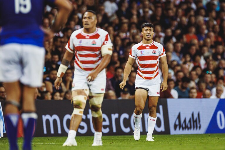 長田智希（2023年ラグビーW杯サモア戦）　©︎Kiichi Matsumoto