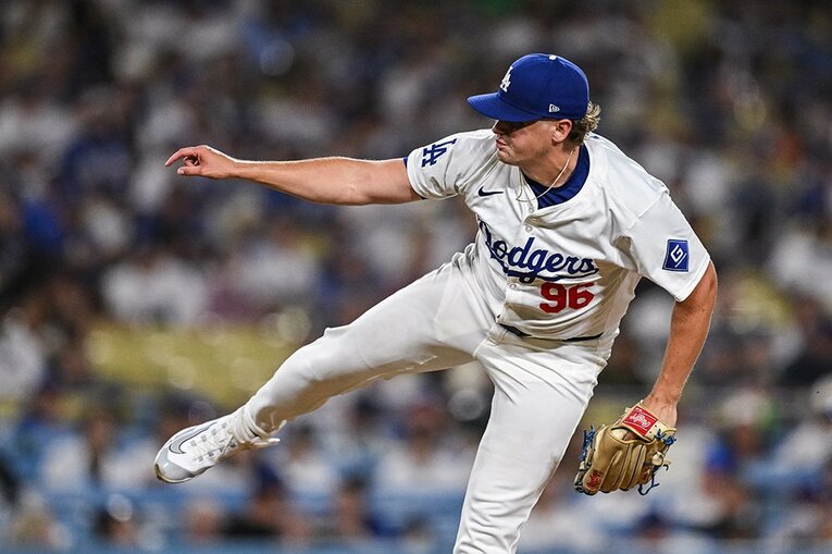 【他媒体でなかなか見られないドジャースナインのカッコイイ雄姿】 ／ photograph by Nanae Suzuki