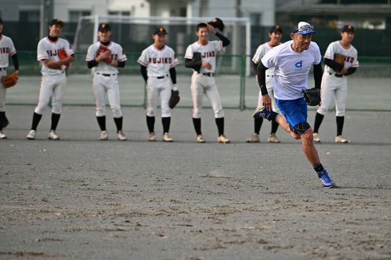 22年12月の富士高校の練習　©Naoya Sanuki