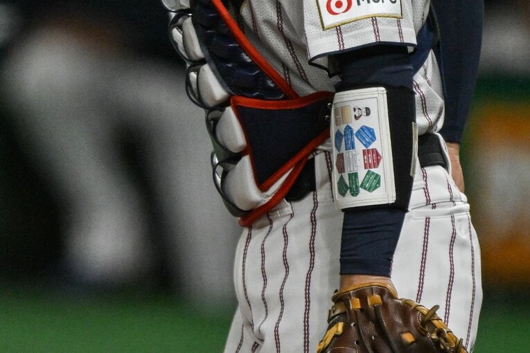 坂本の提案でピッチコムはパワプロ仕様になっているという　©Nanae Suzuki