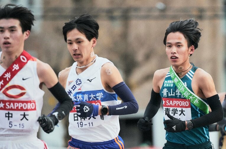 3年連続で1区を走った平島　©Yuki Suenaga