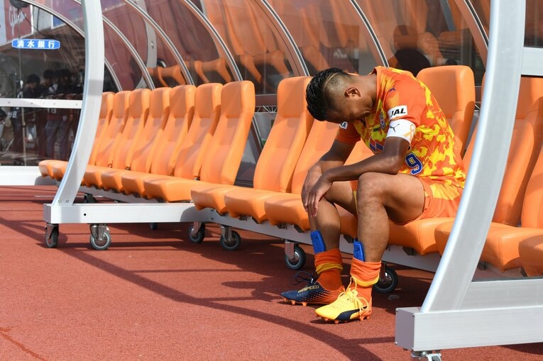 エスパルスではキャプテンも務めた鄭大世。今から思えば反省すべきところがあったという　©Getty Images