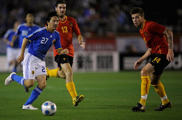 2009年　ベルギー戦 ／ photograph by Naoya Sanuki