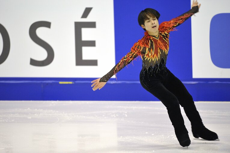 2012年全日本選手権の町田樹　©Takuya Sugiyama