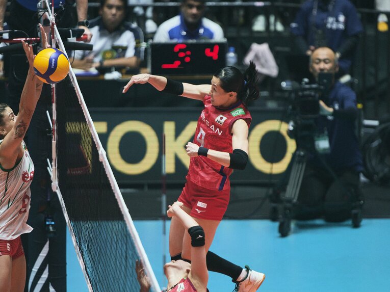 渡邊彩／FIVBパリ五輪予選　©︎Yuki Suenaga