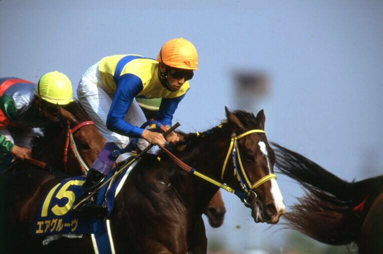 1996年オークス、エアグルーヴ　©Keiji Ishikawa