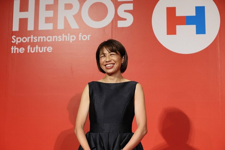 現役時代と変わらない笑顔が印象的な福士加代子さん