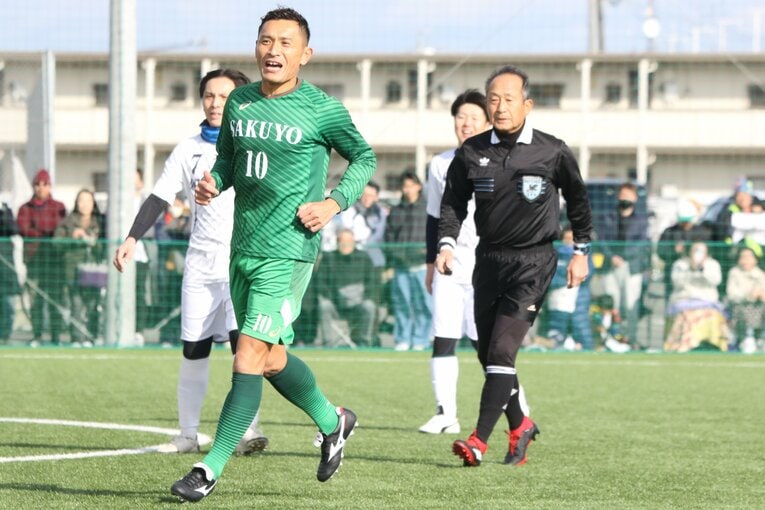 プレー中、笑顔が多かった青山。青木さんと会話するシーンも　©︎Takahito Ando