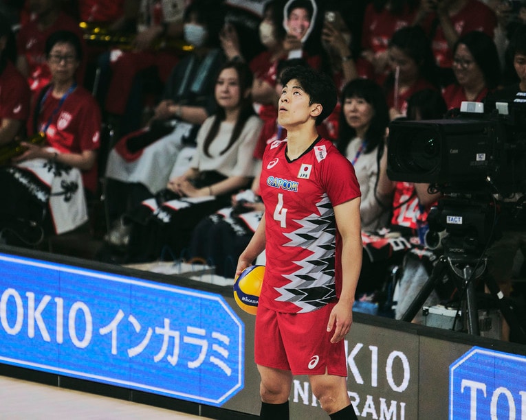 宮浦健人（VNLポーランド戦）　©︎Yuki Suenaga