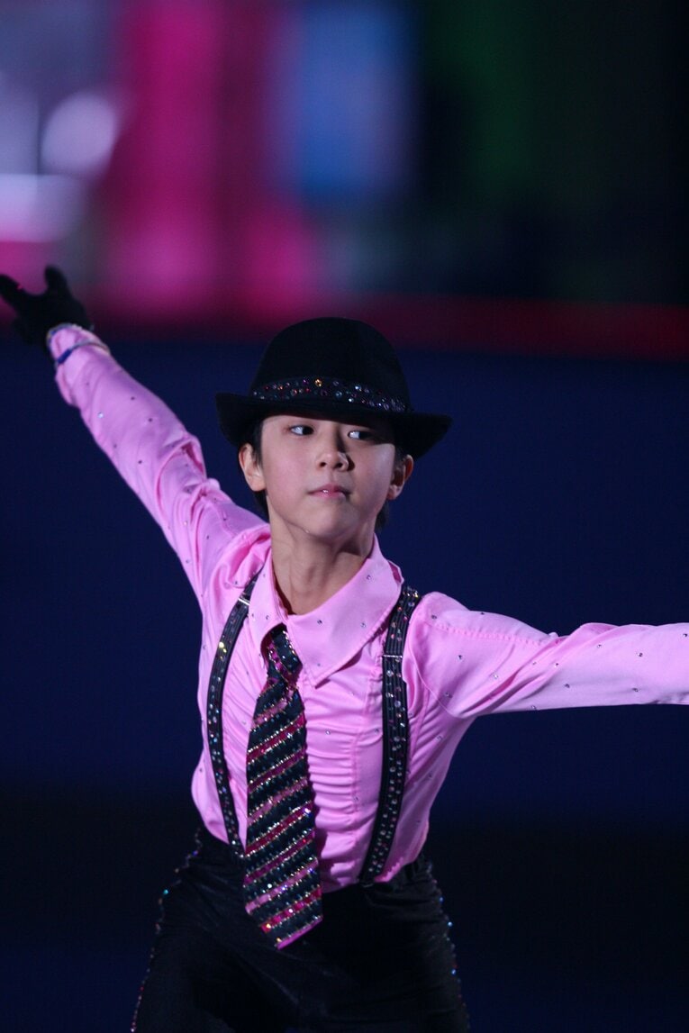 13歳の羽生結弦（2008年1月撮影）　©AFLO