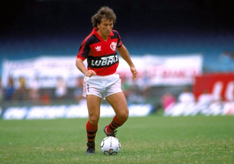 フラメンゴ時代のジーコ©REUTERS/AFLO