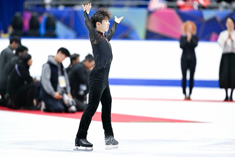 佐藤駿／NHK杯FSの演技　©️Asami Enomoto