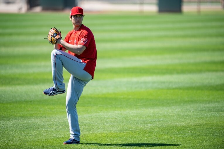 プロ10年目、メジャー5年目（2022年）の大谷翔平　©BUNGEISHUNJU